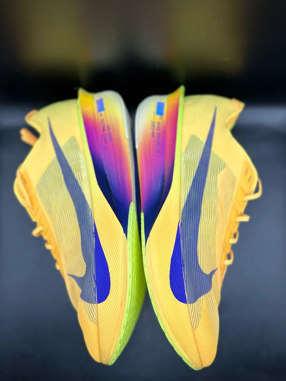 Nike ZoomX Vaporfly Next% 4 Citron Pulse Men’s Size 10 (NEW) HF6414 800 No Lid